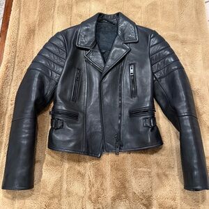 Burberry Prorsum Leather Jacket size 40, black